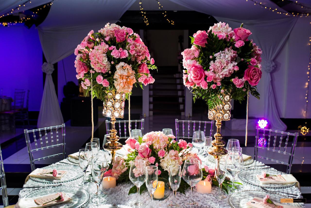 decoracion golden rose
